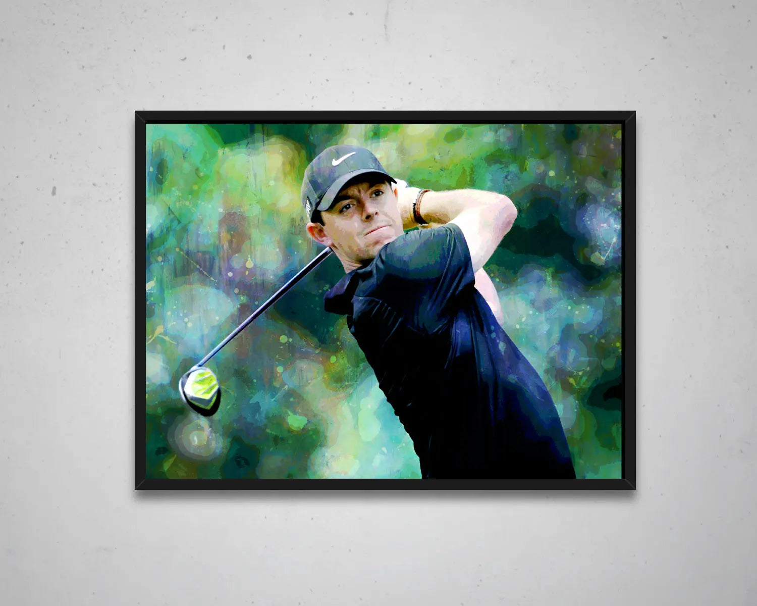 Rory McIlroy Multicolour Wall Art 