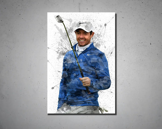 Rory Mcilroy Canvas Wall Art 