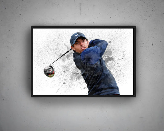 Rory Mcilroy Canvas Wall Art