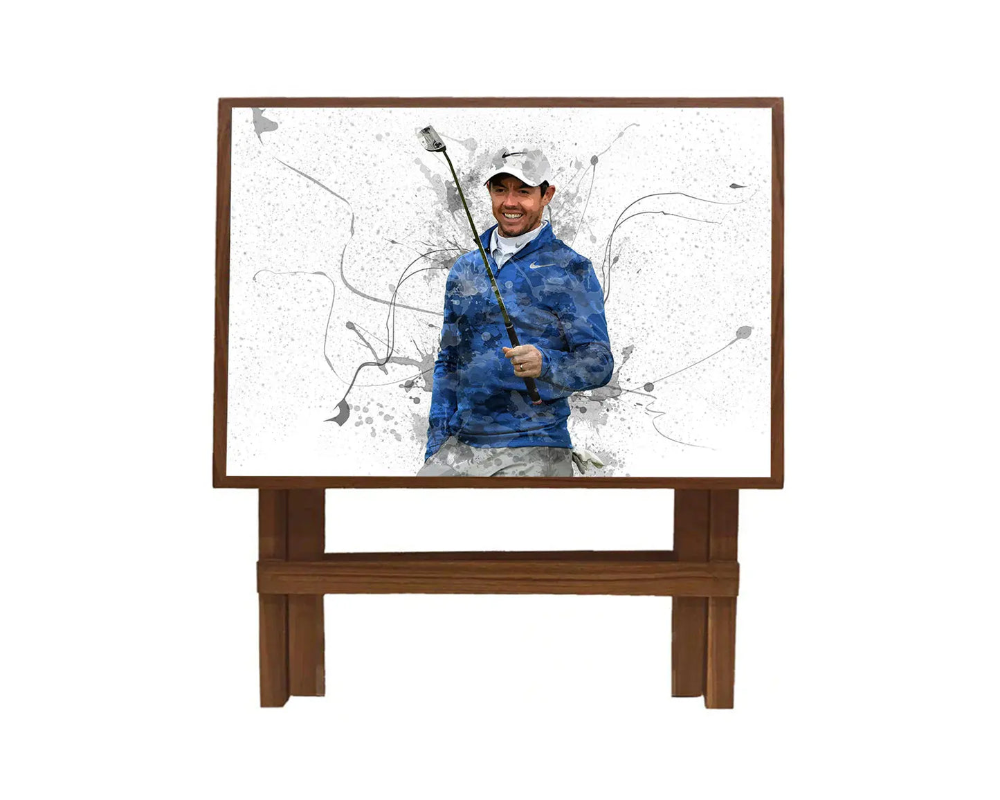 Rory Mcilroy Splash Effect Coffee and Laptop Table 