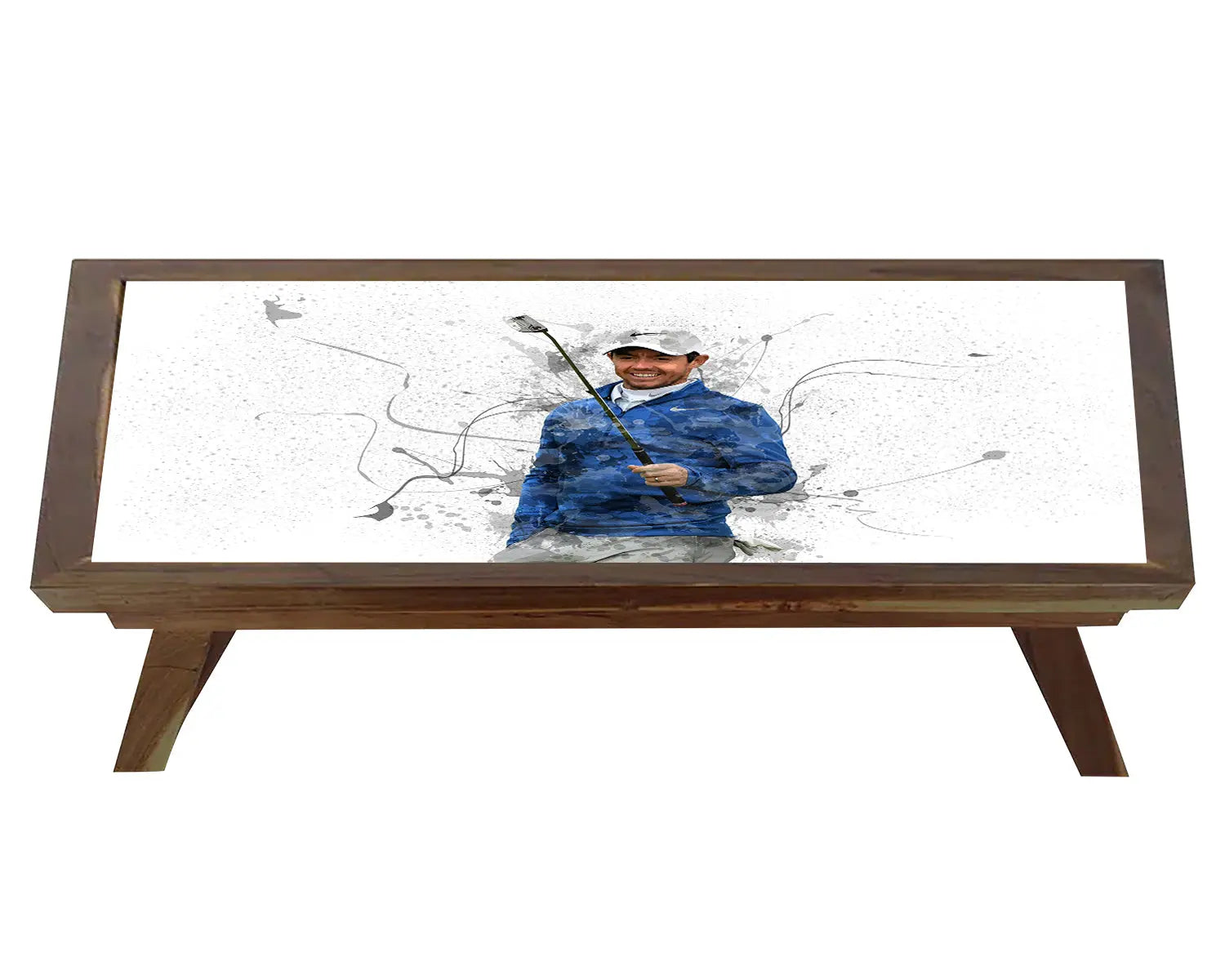 Rory Mcilroy Splash Effect Coffee and Laptop Table 
