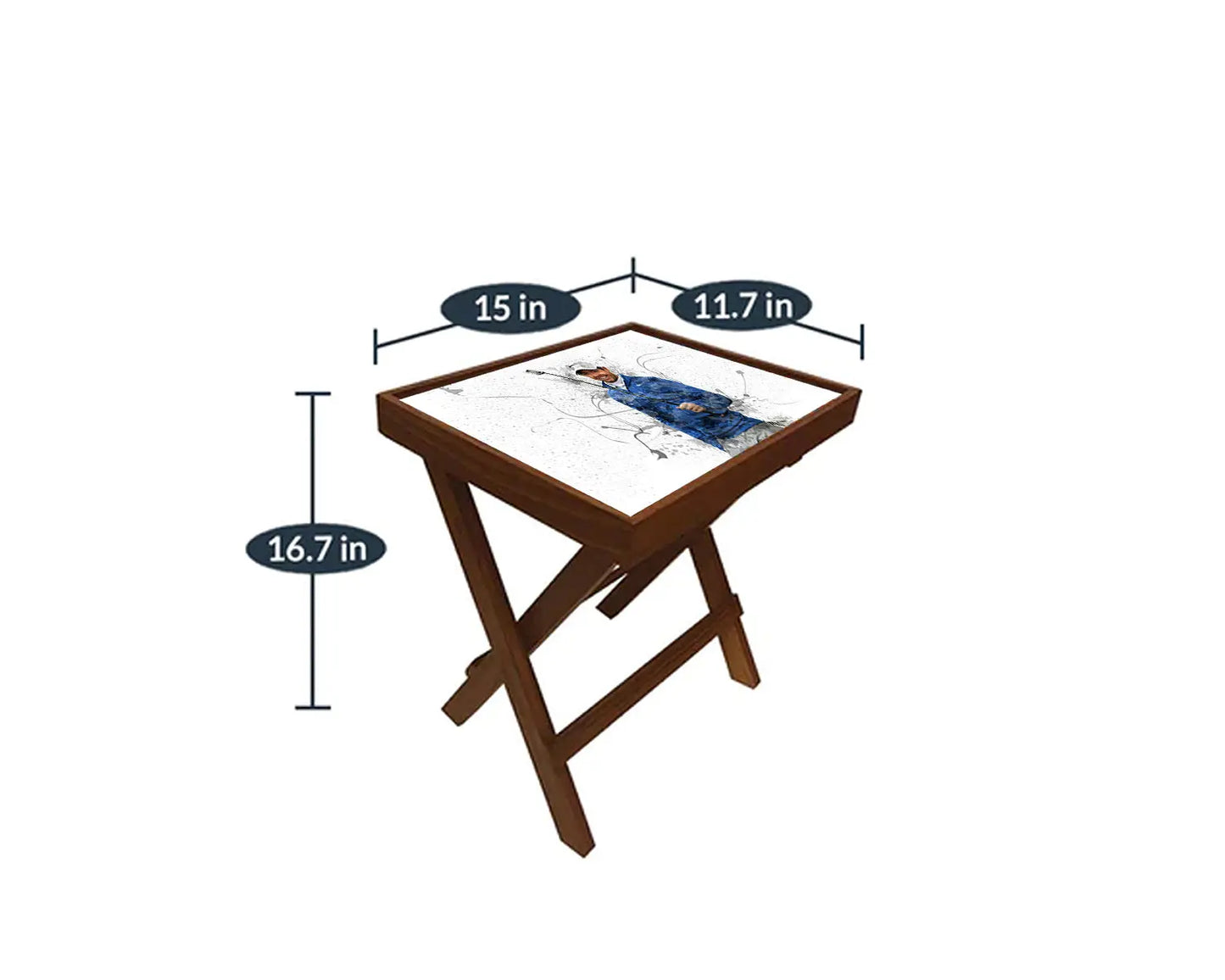 Rory Mcilroy Splash Effect Coffee and Laptop Table 