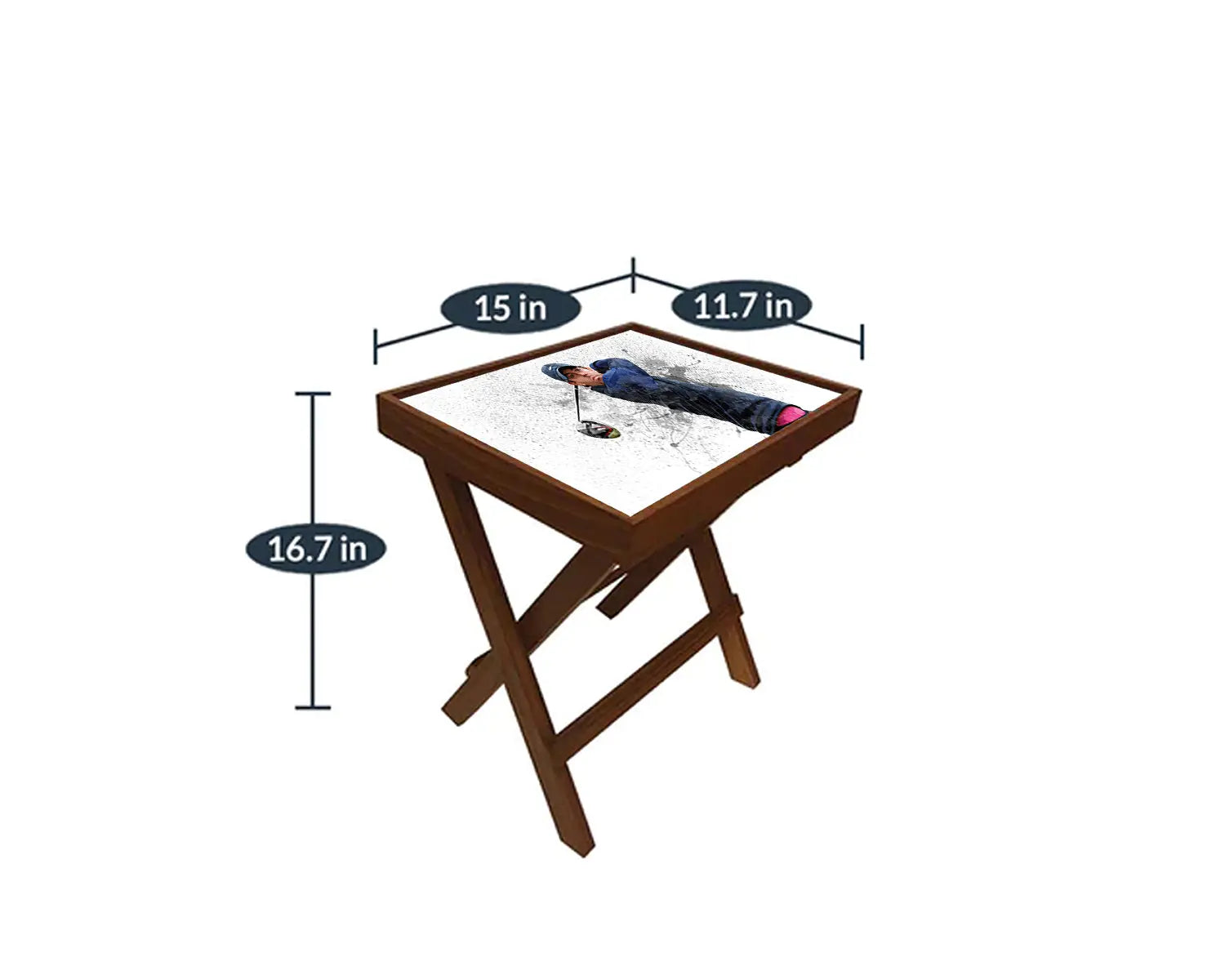 Rory Mcilroy Splash Effect Coffee and Laptop Table 