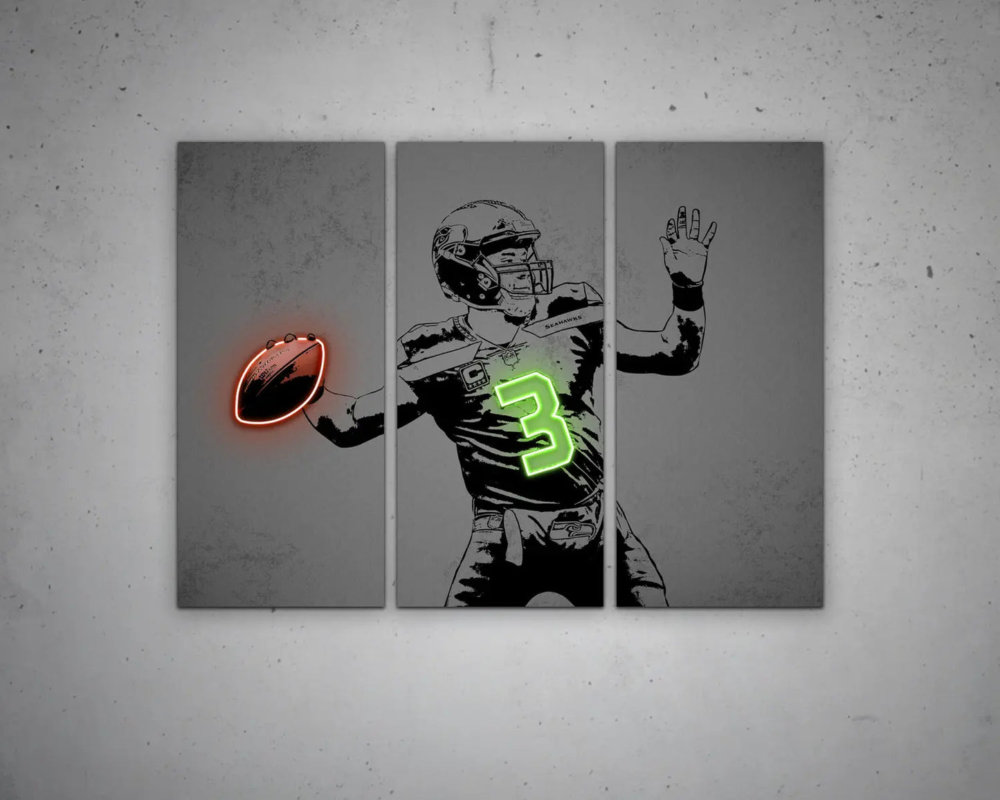 Russell Wilson Canvas Wall Art 