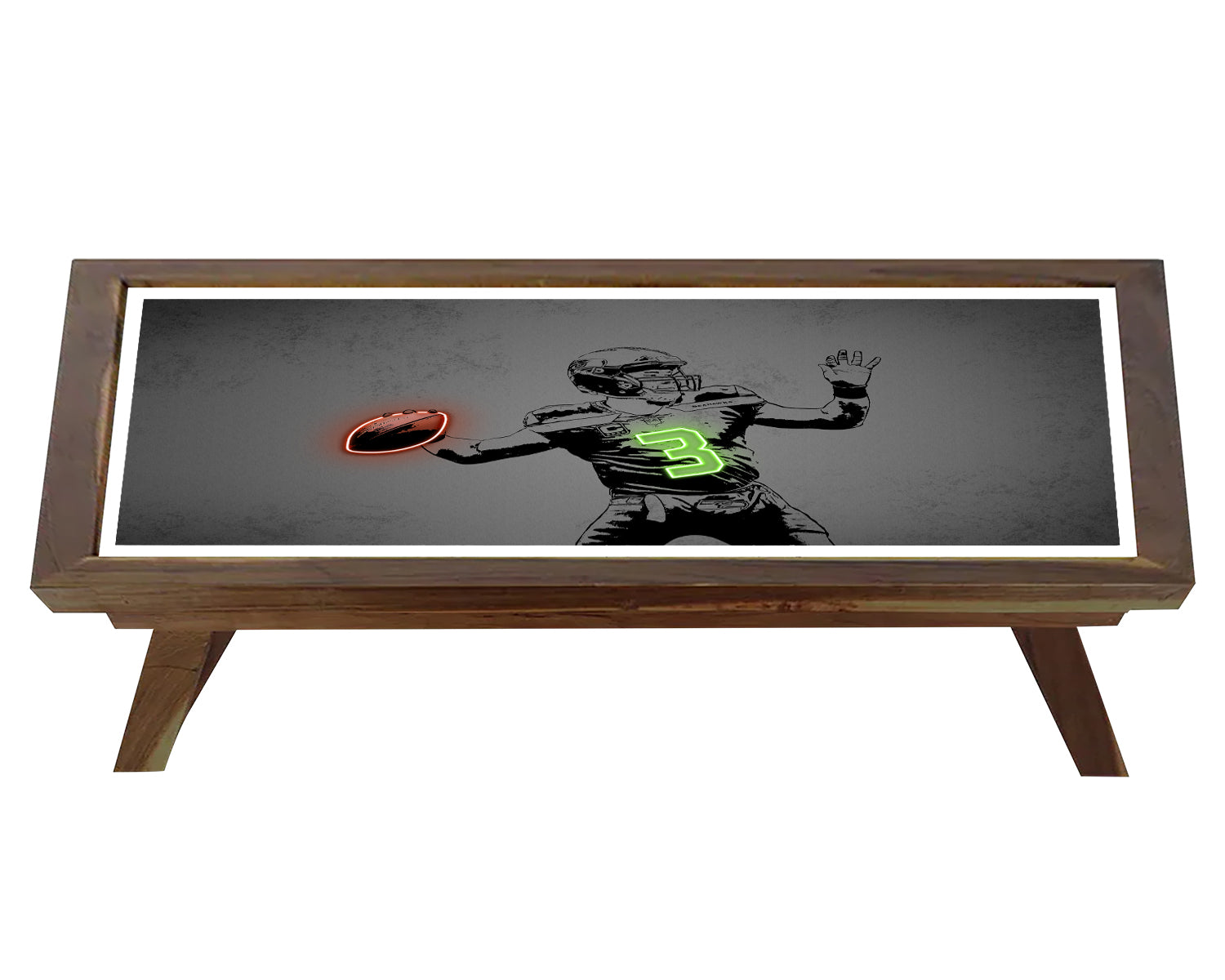 Russell Wilson Neon Effect Coffee and Laptop Table 