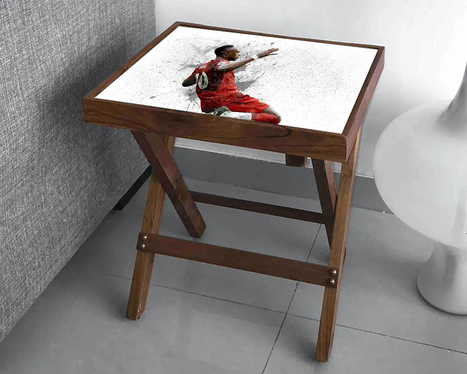 Sadio Mané Splash Effect Coffee and Laptop Table 