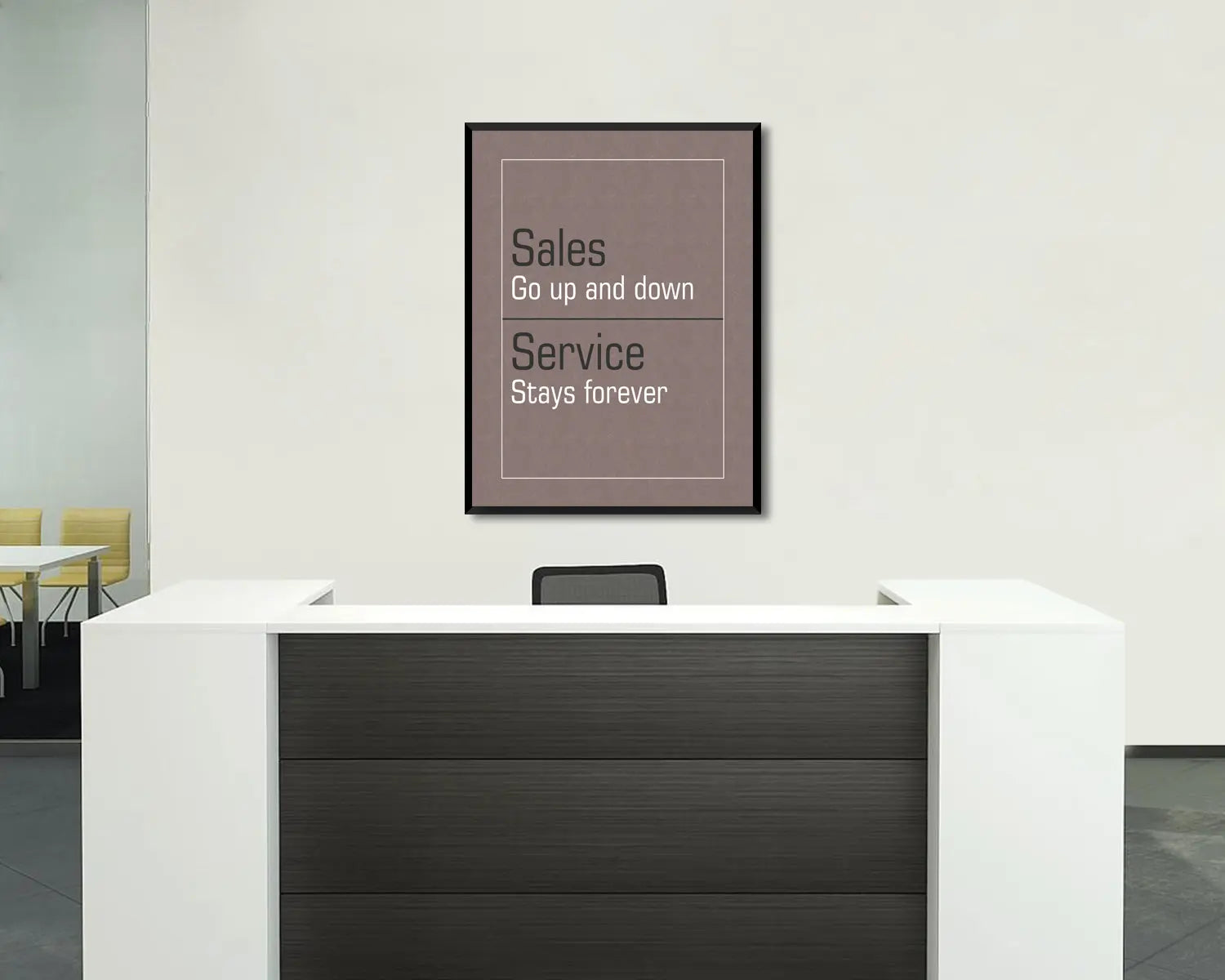 Sales go up and down Canvas Wall Art 