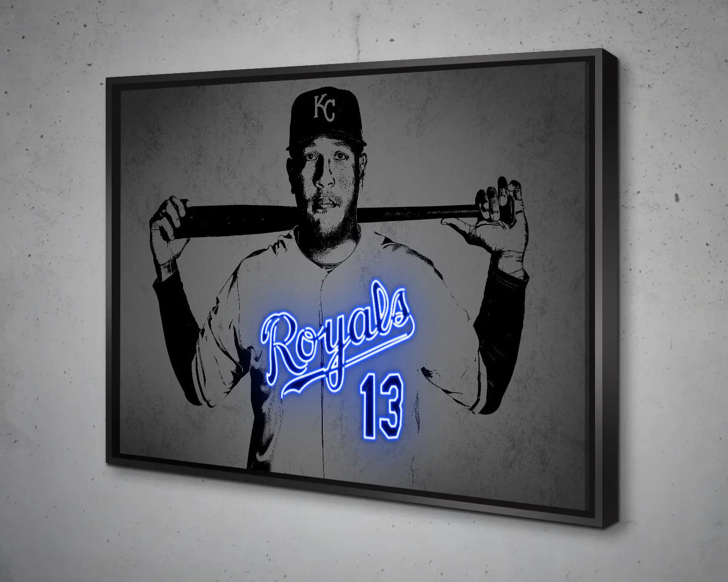 Salvador Pérez Canvas Wall Art 