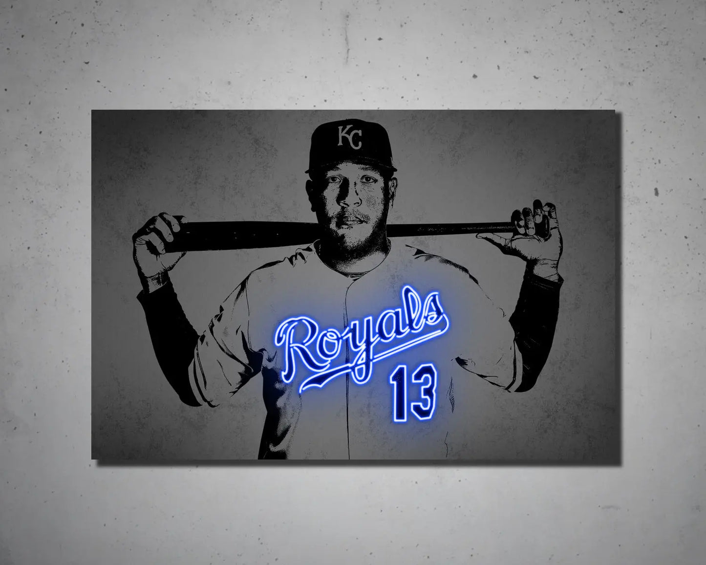 Salvador Pérez Canvas Wall Art 