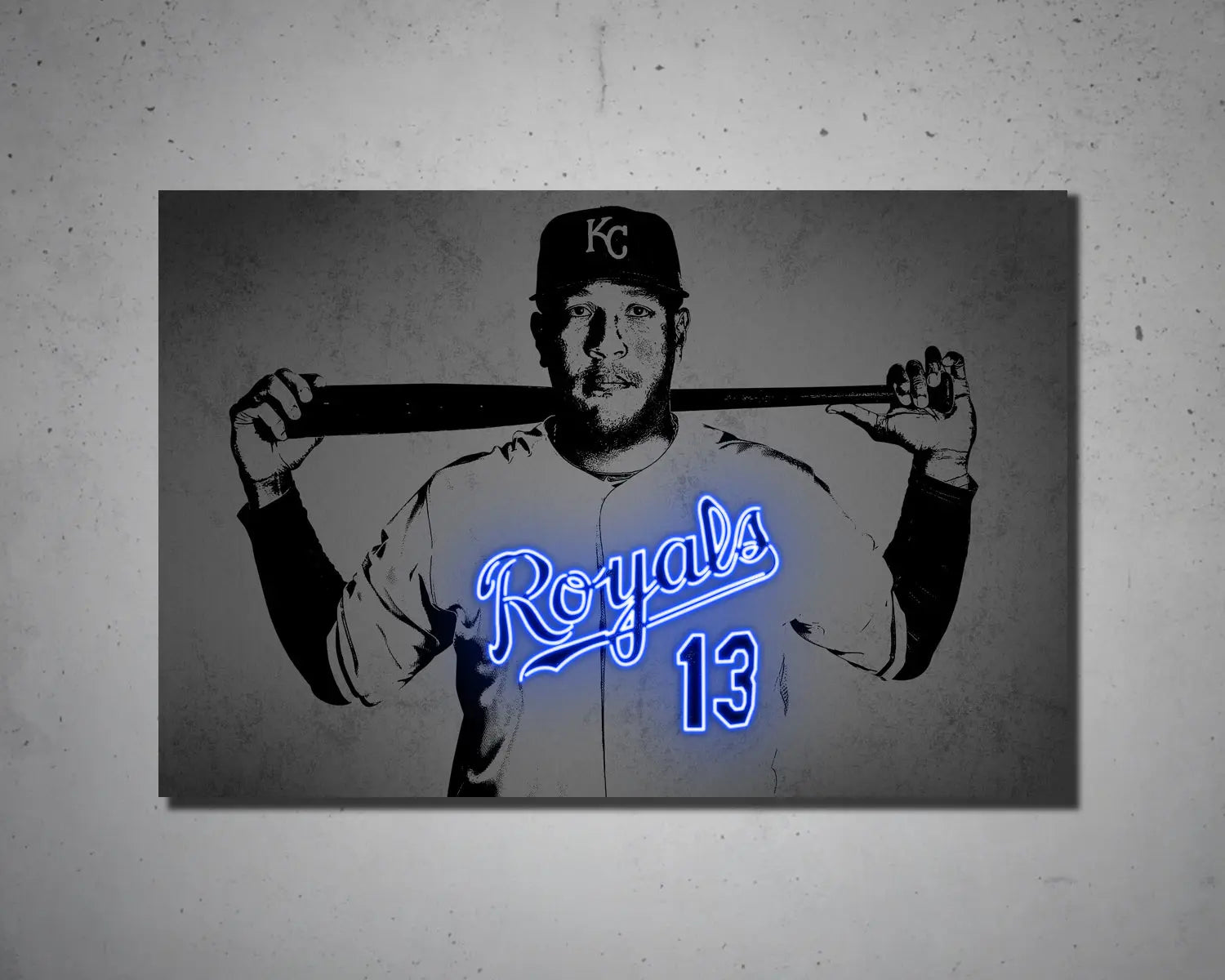 Salvador Pérez Canvas Wall Art 