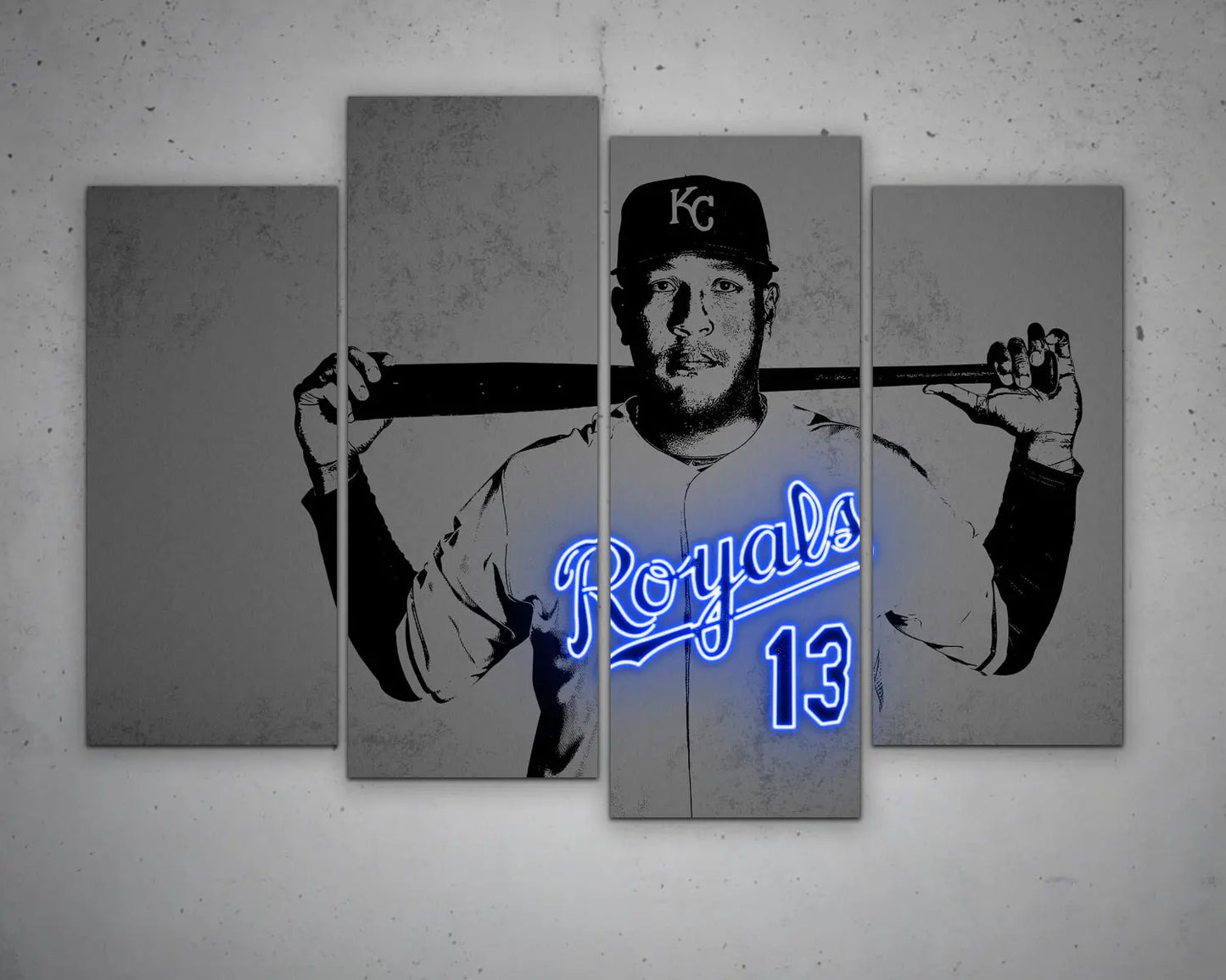 Salvador Pérez Canvas Wall Art 