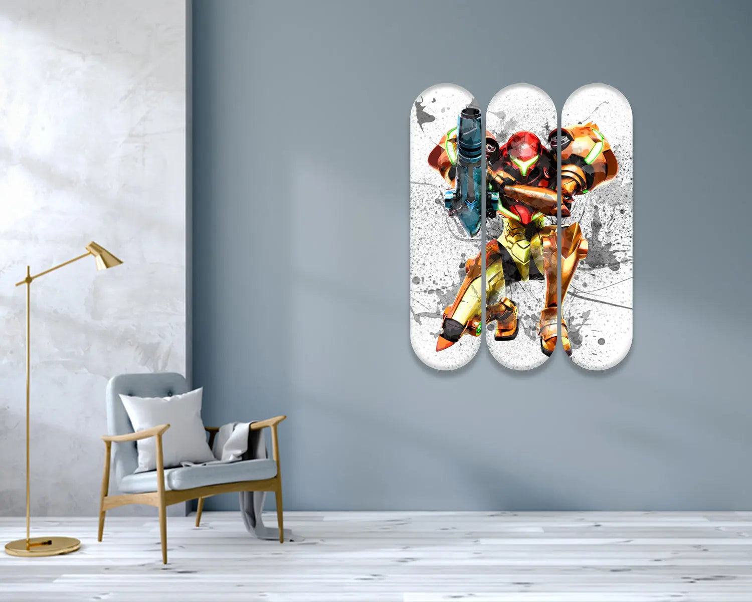 Samus Acrylic Skateboard Wall Art 