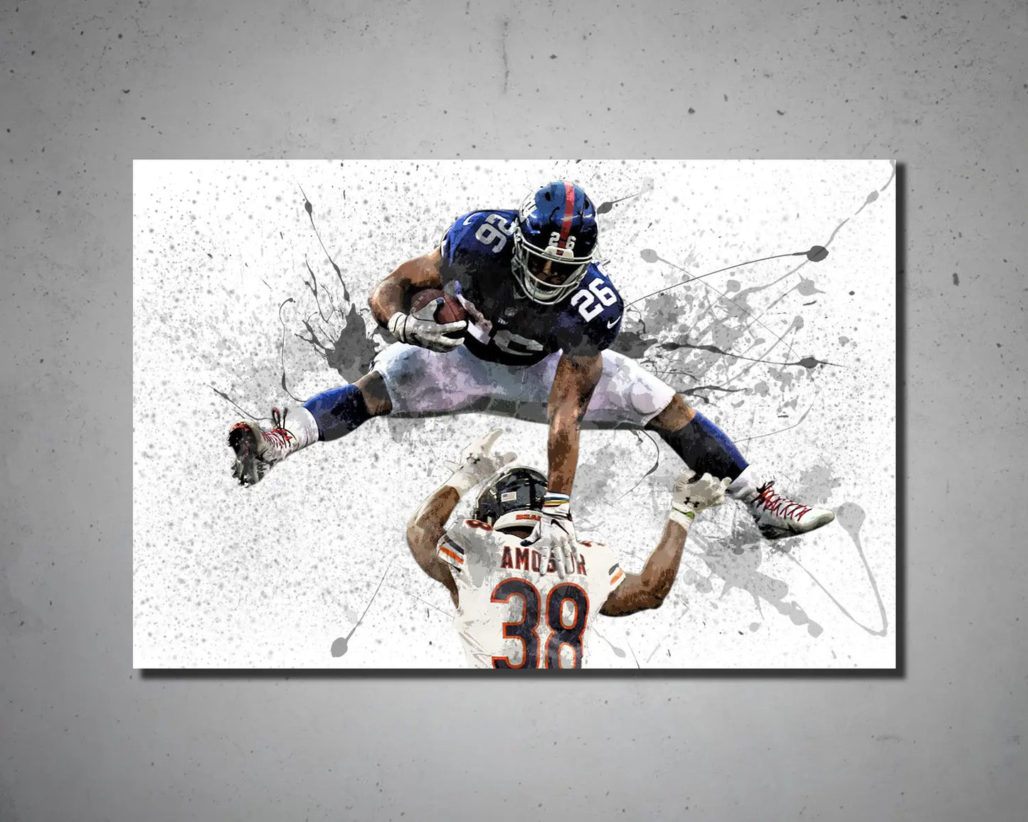 Saquon Barkley Canvas Wall Art 