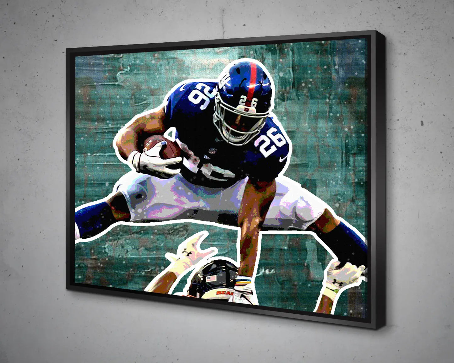 Saquon Barkley Multicolour Wall Art 