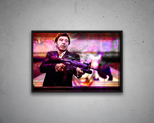 Scarface Multicolour Wall Art