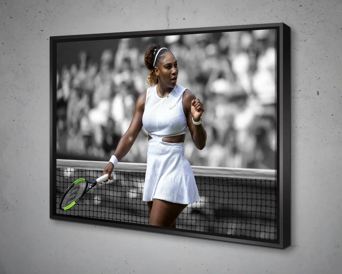 Serena Williams Black & White Canvas Art 