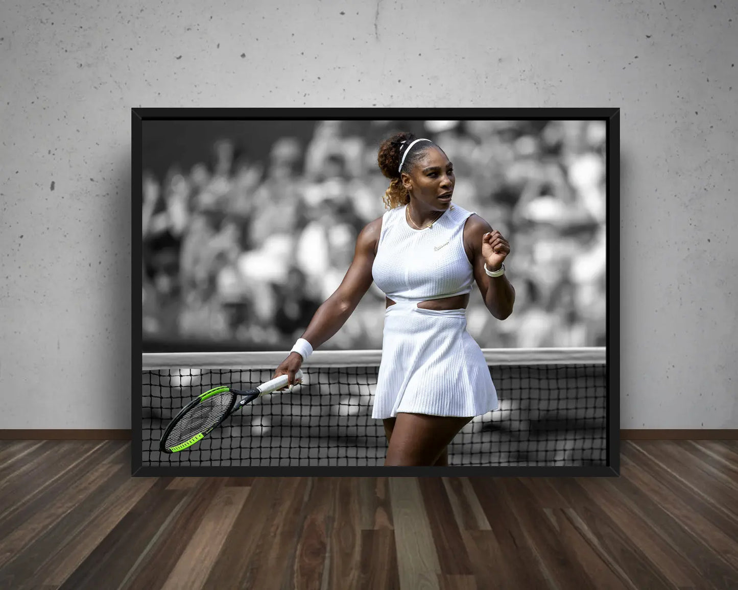 Serena Williams Black & White Canvas Art 