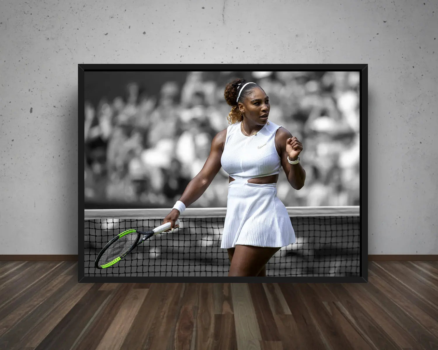Serena Williams Black & White Canvas Art 
