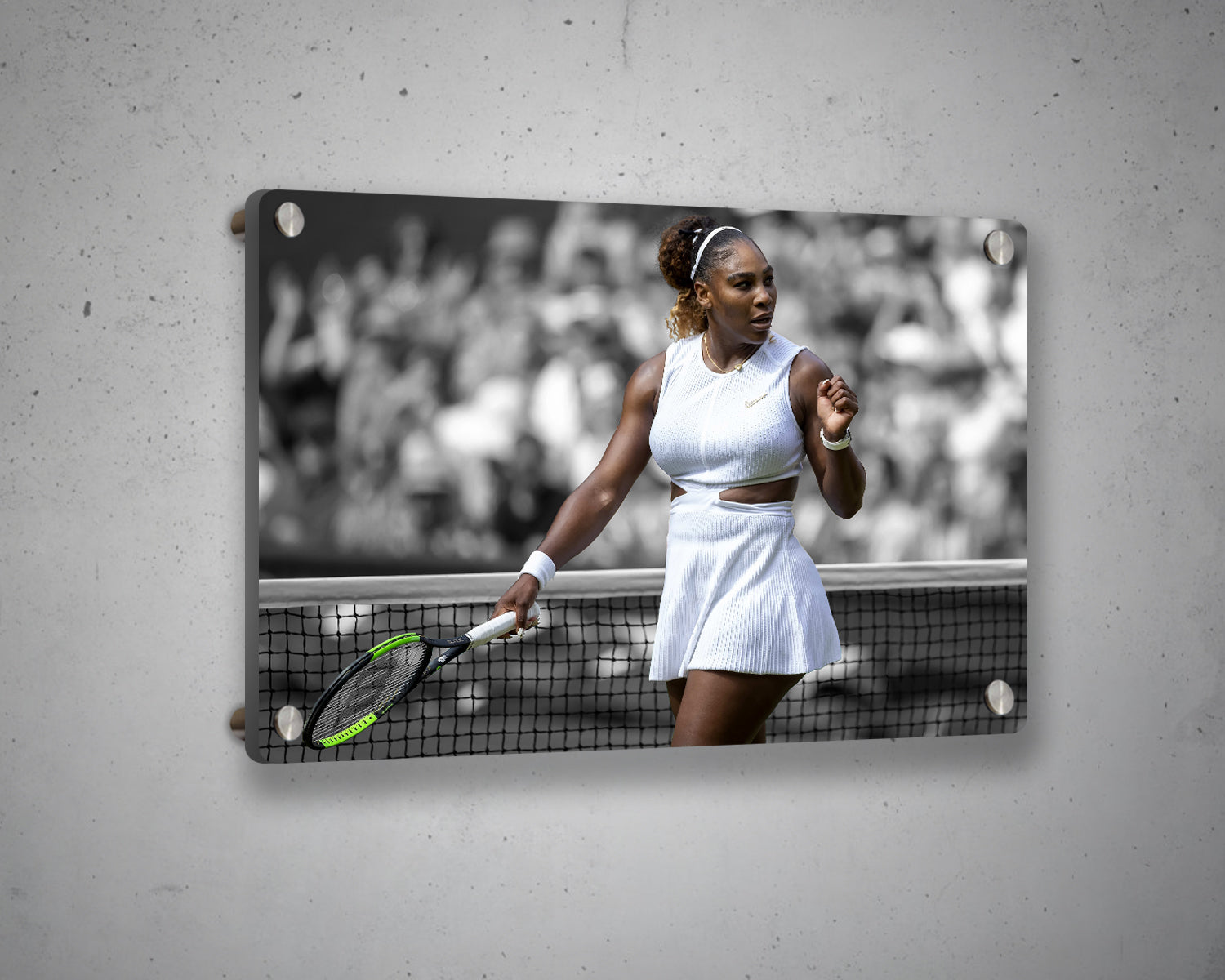 Serena Williams Black & White Canvas Art 