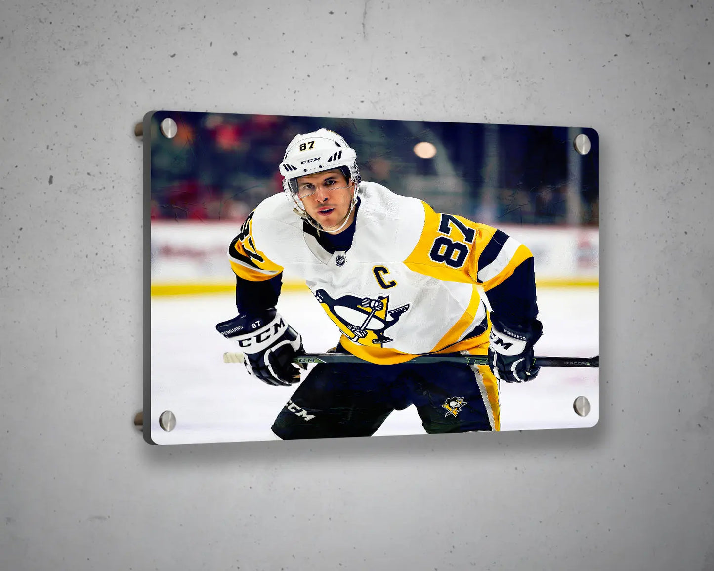 Sidney Crosby Multicolour Wall Art 