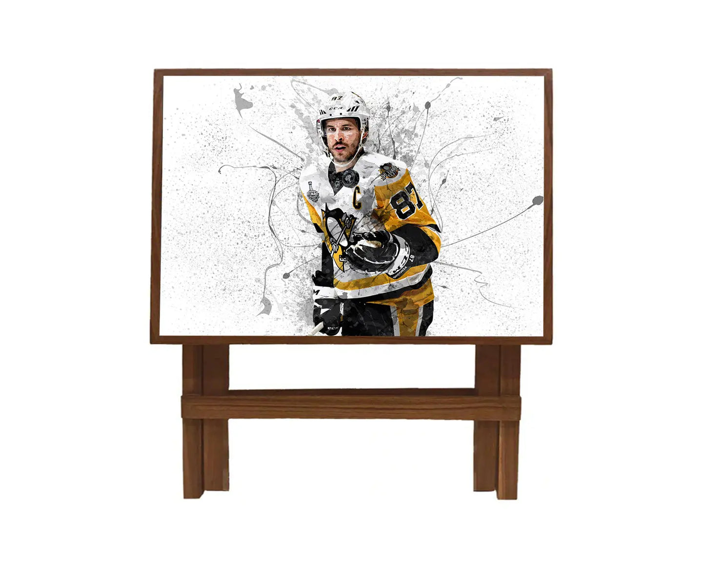 Sidney Crosby Splash Effect Coffee and Laptop Table 