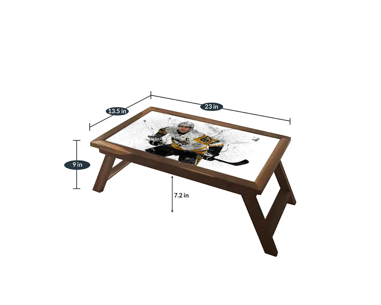 Sidney Crosby Splash Effect Coffee and Laptop Table 