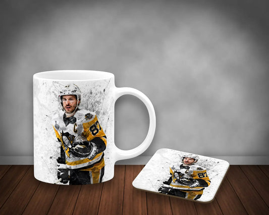 Sidney Crosby Splash Effect Mug and Coaster