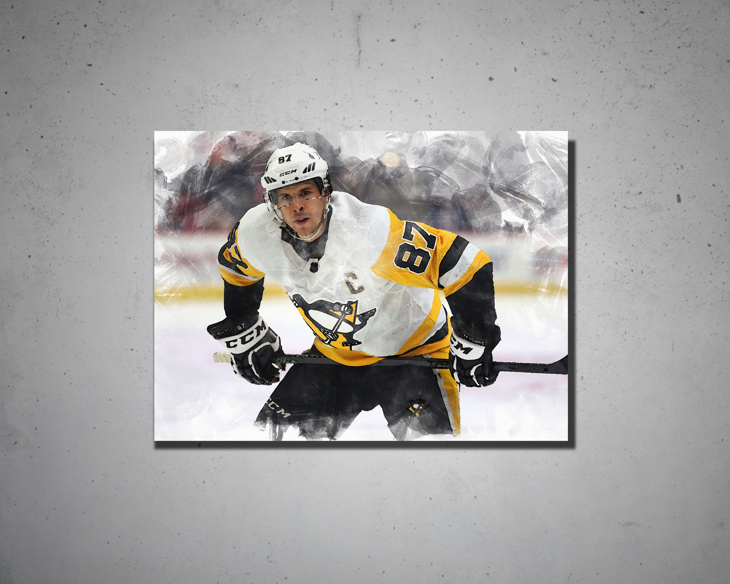 Sidney Crosby Multicolour Wall Art 