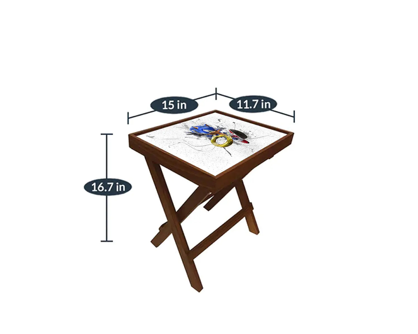 Sonic Splash Effect Coffee and Laptop Table 