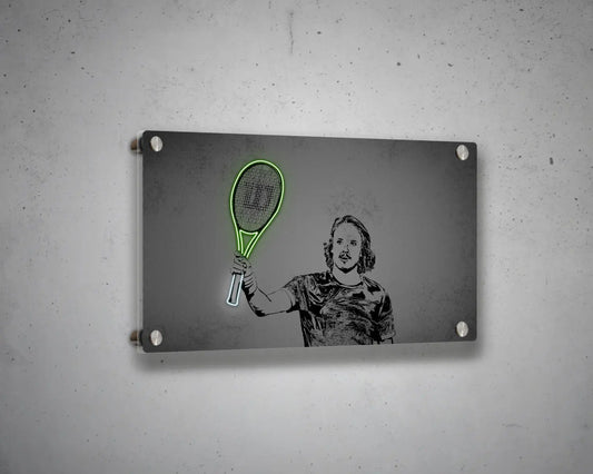 Stefanos Tsitsipas Canvas Wall Art