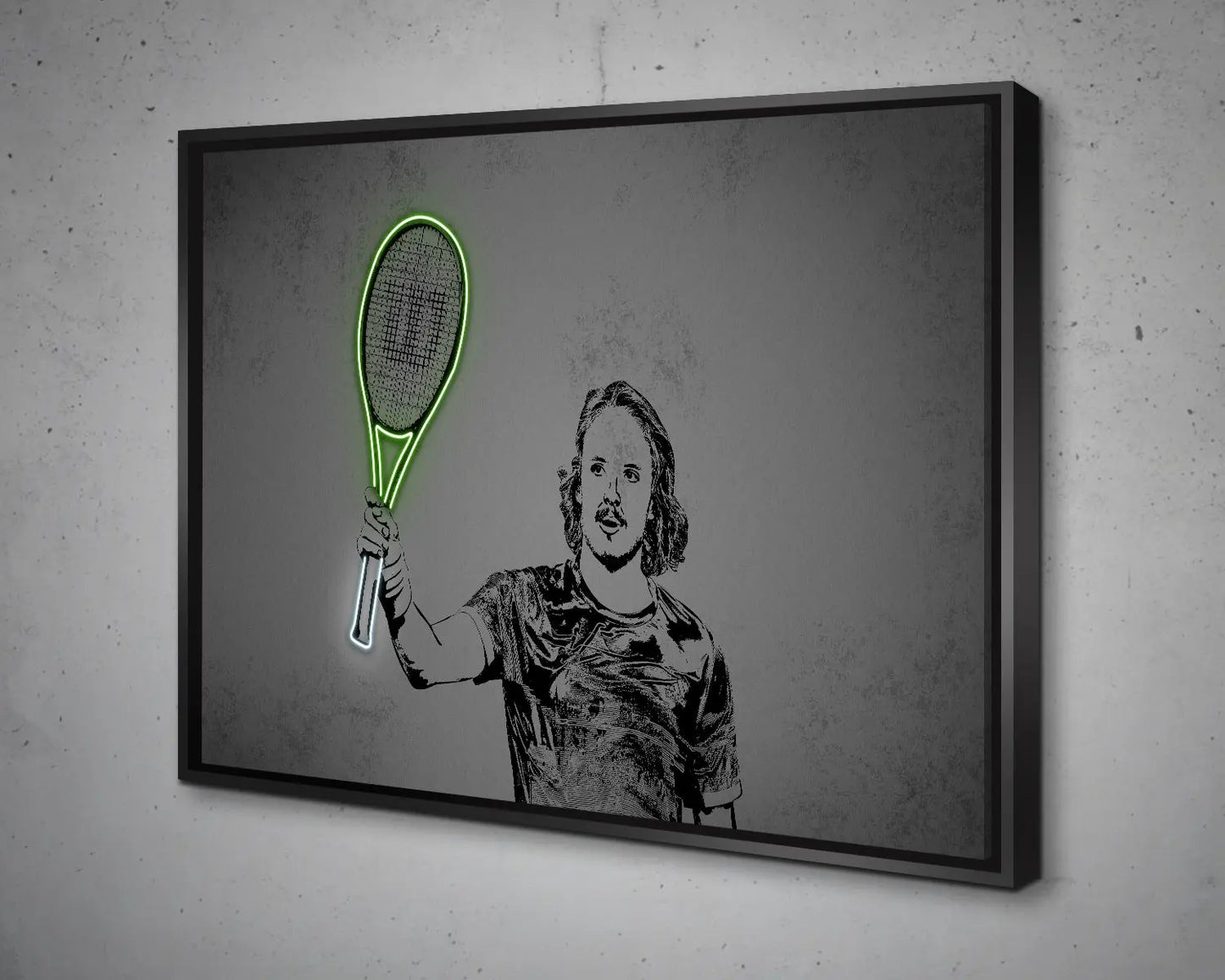 Stefanos Tsitsipas Canvas Wall Art 