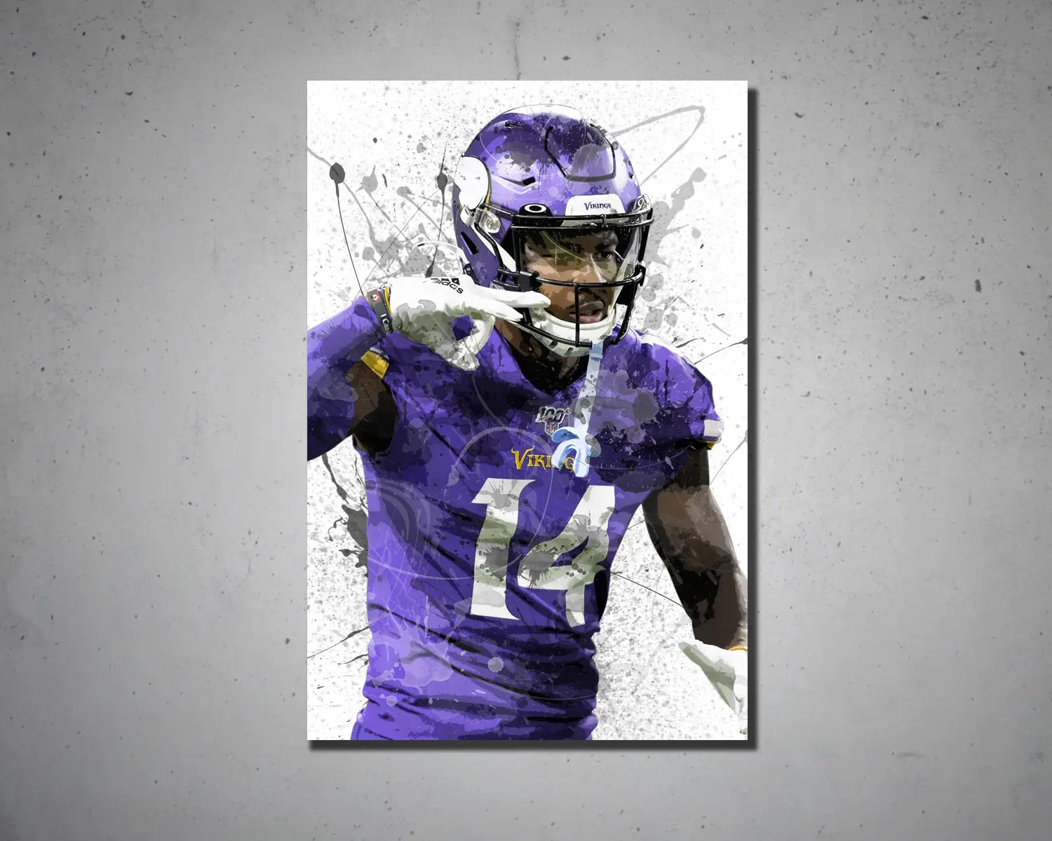 Stefon Diggs Canvas Wall Art 