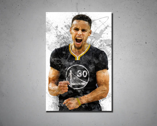 Stephen Curry Canvas Wall Art