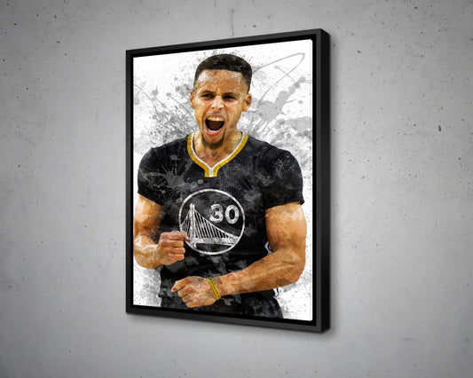 Stephen Curry Canvas Wall Art 