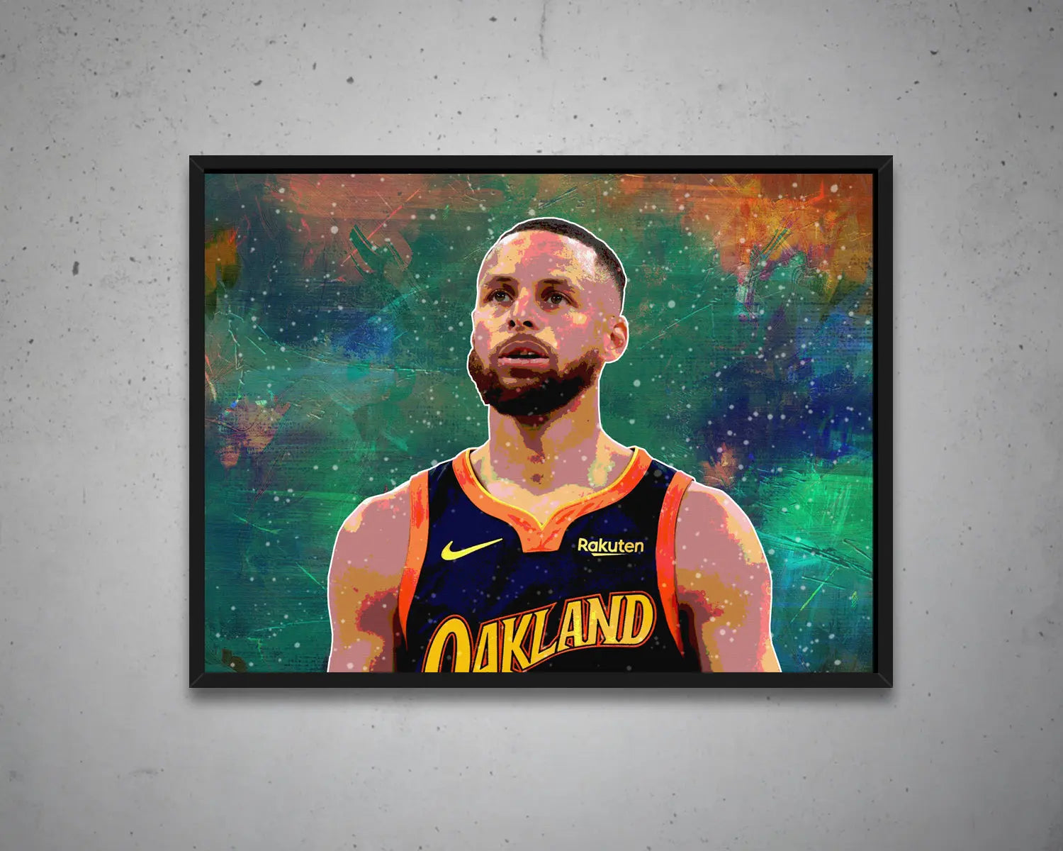 Stephen Curry Multicolour Wall Art 