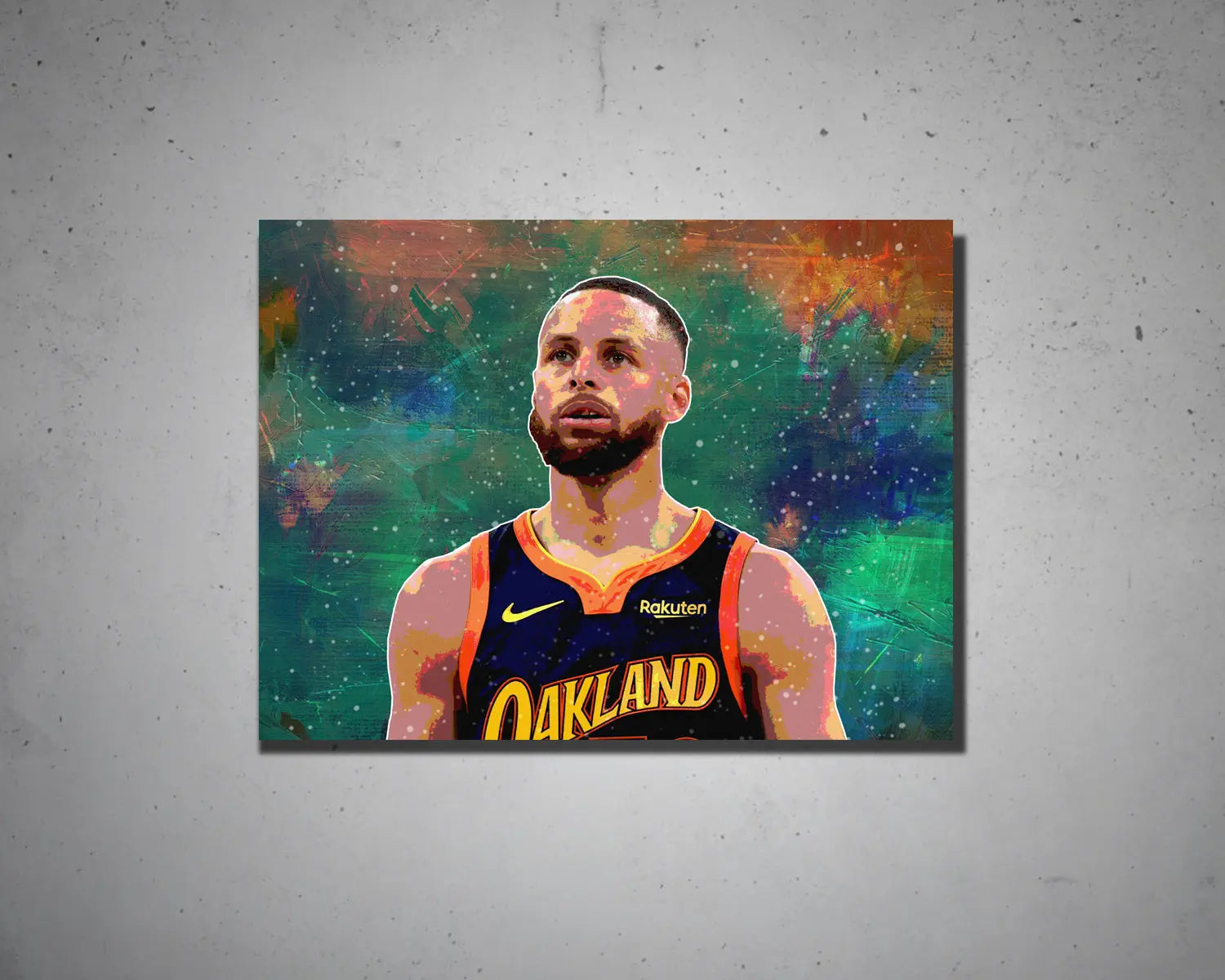 Stephen Curry Multicolour Wall Art 