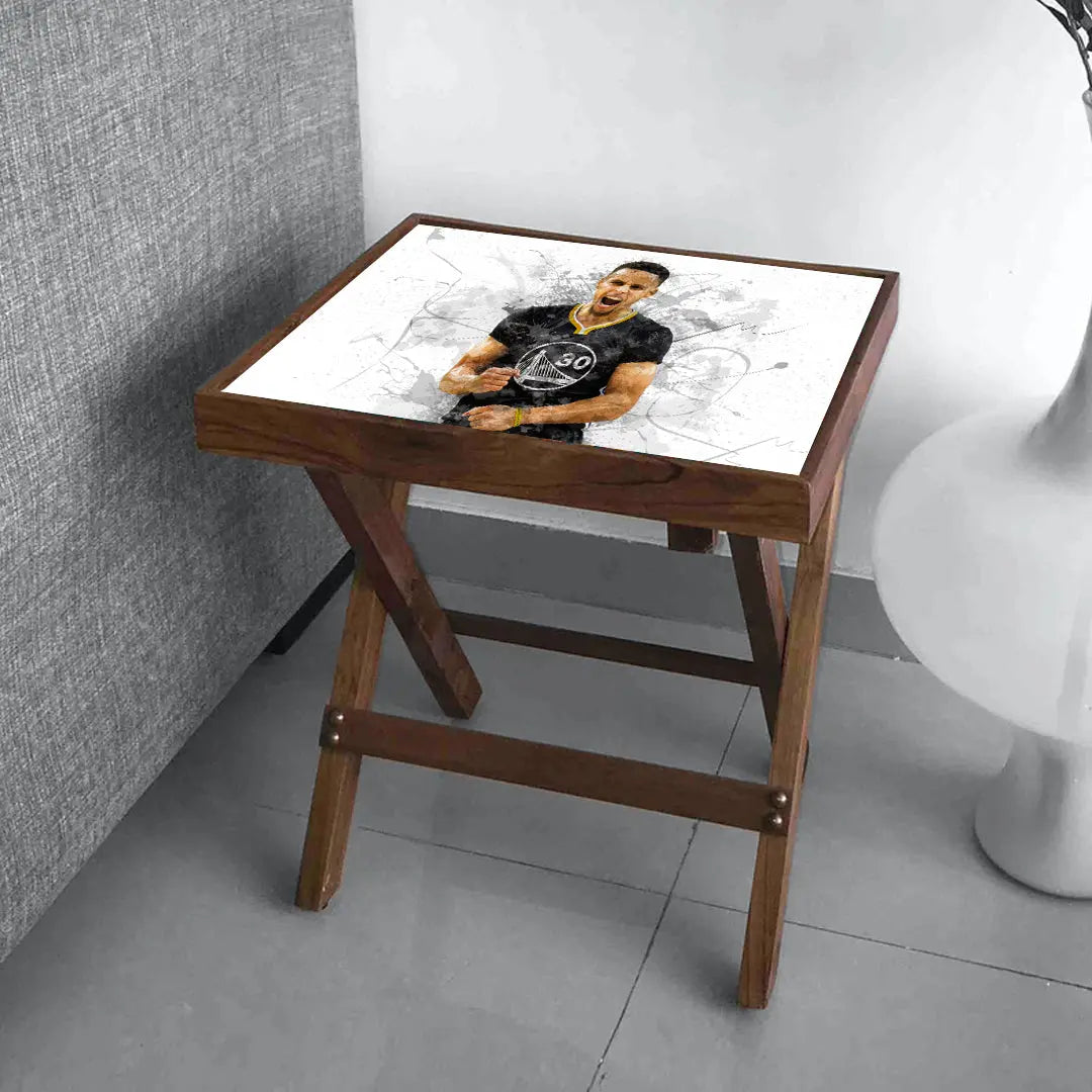 Stephen Curry Splash Effect Coffee and Laptop Table 