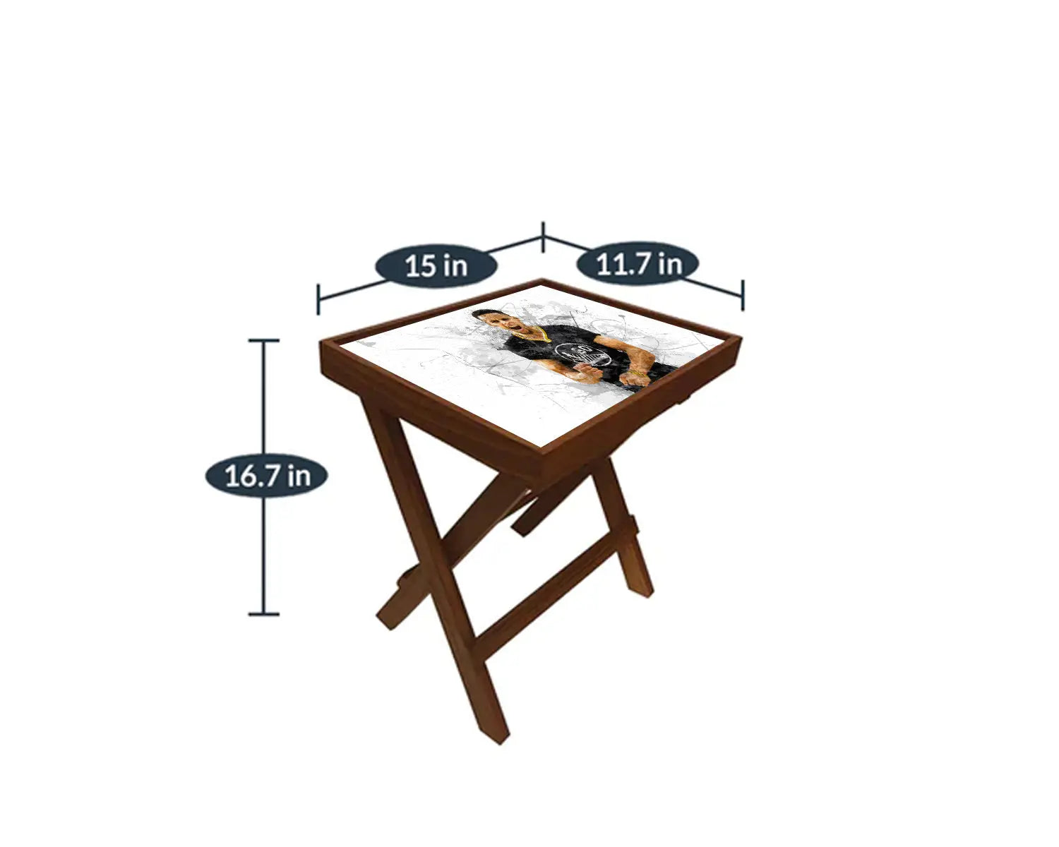 Stephen Curry Splash Effect Coffee and Laptop Table 