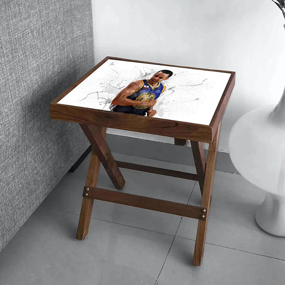 Stephen Curry Splash Effect Coffee and Laptop Table 