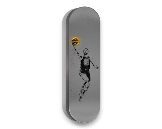 Stephen Curry jump Acrylic Skateboard Wall Art 