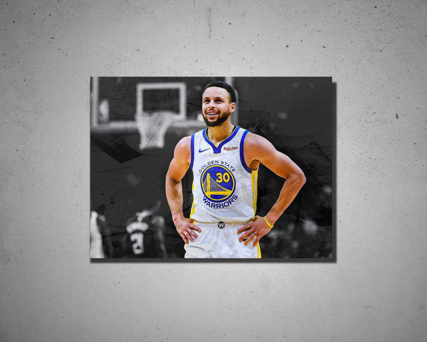 Stephen Curry Multicolour Wall Art 