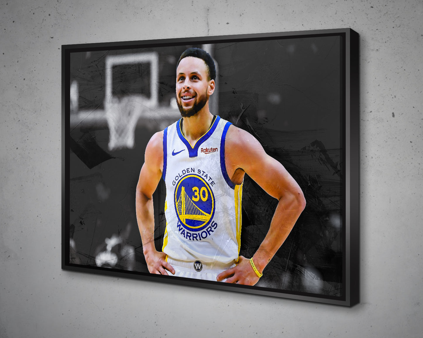 Stephen Curry Multicolour Wall Art 