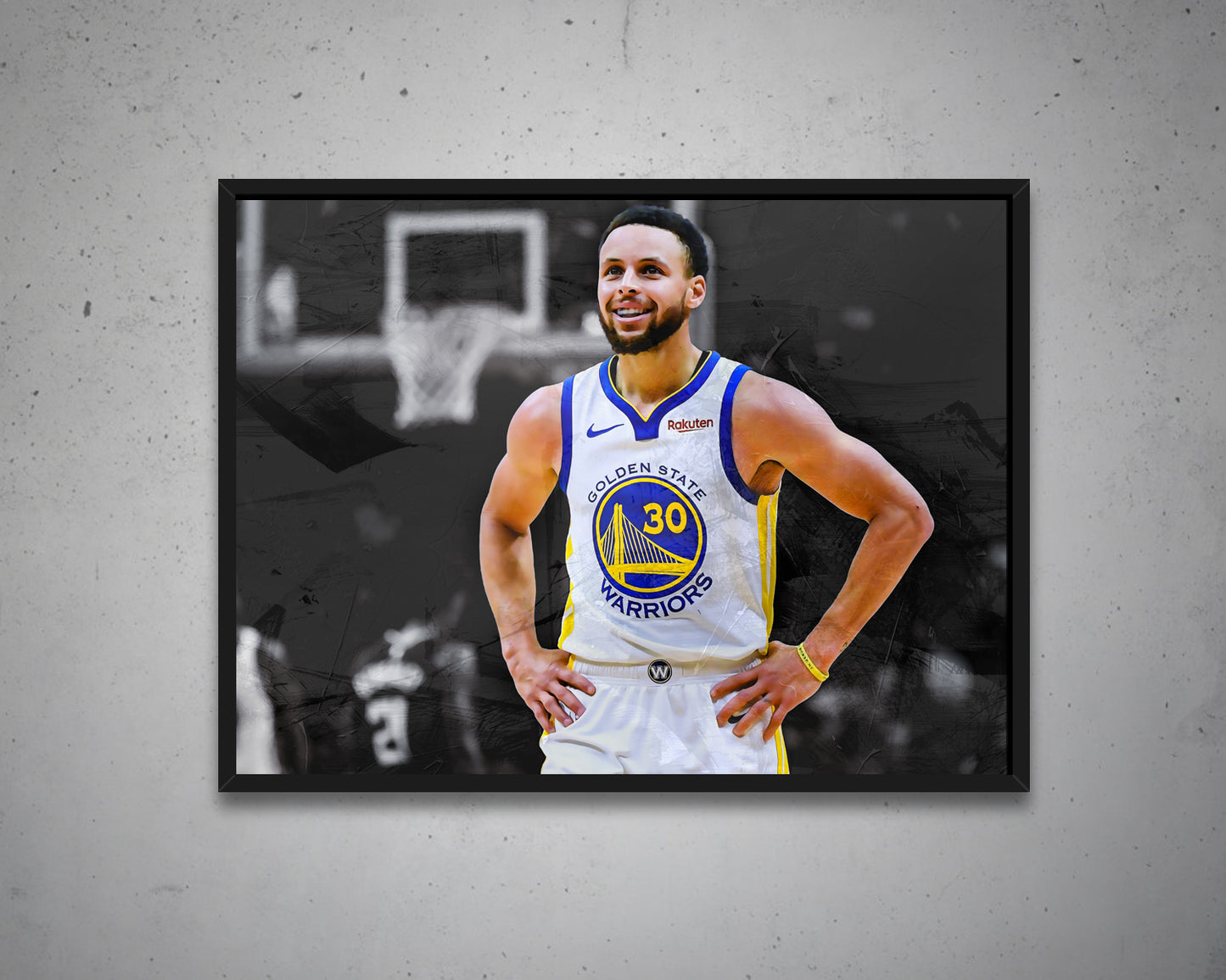 Stephen Curry Multicolour Wall Art 