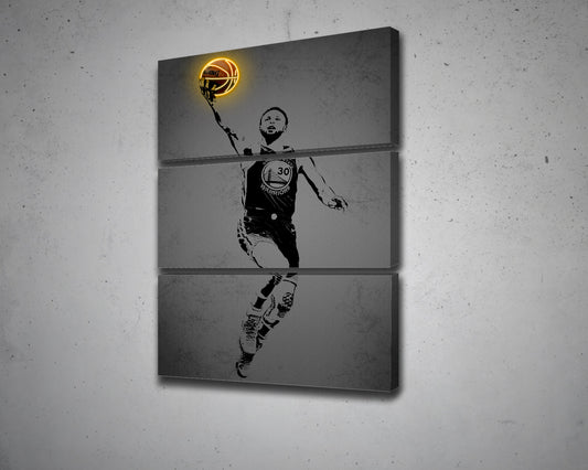 Stephen Curry Canvas Wall Art 