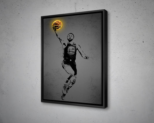 Stephen Curry Canvas Wall Art