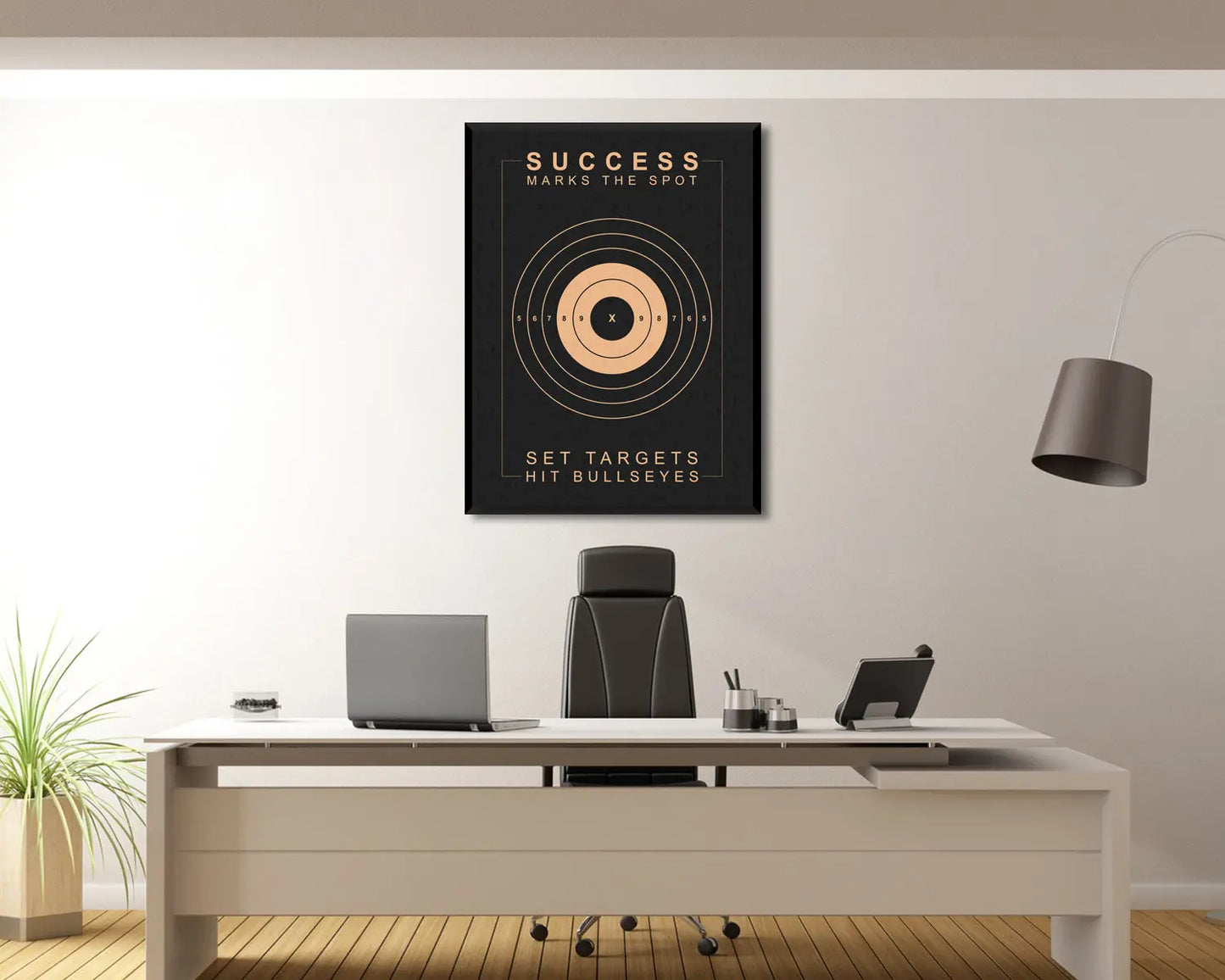 Success Marks The Spot Canvas Wall Art 