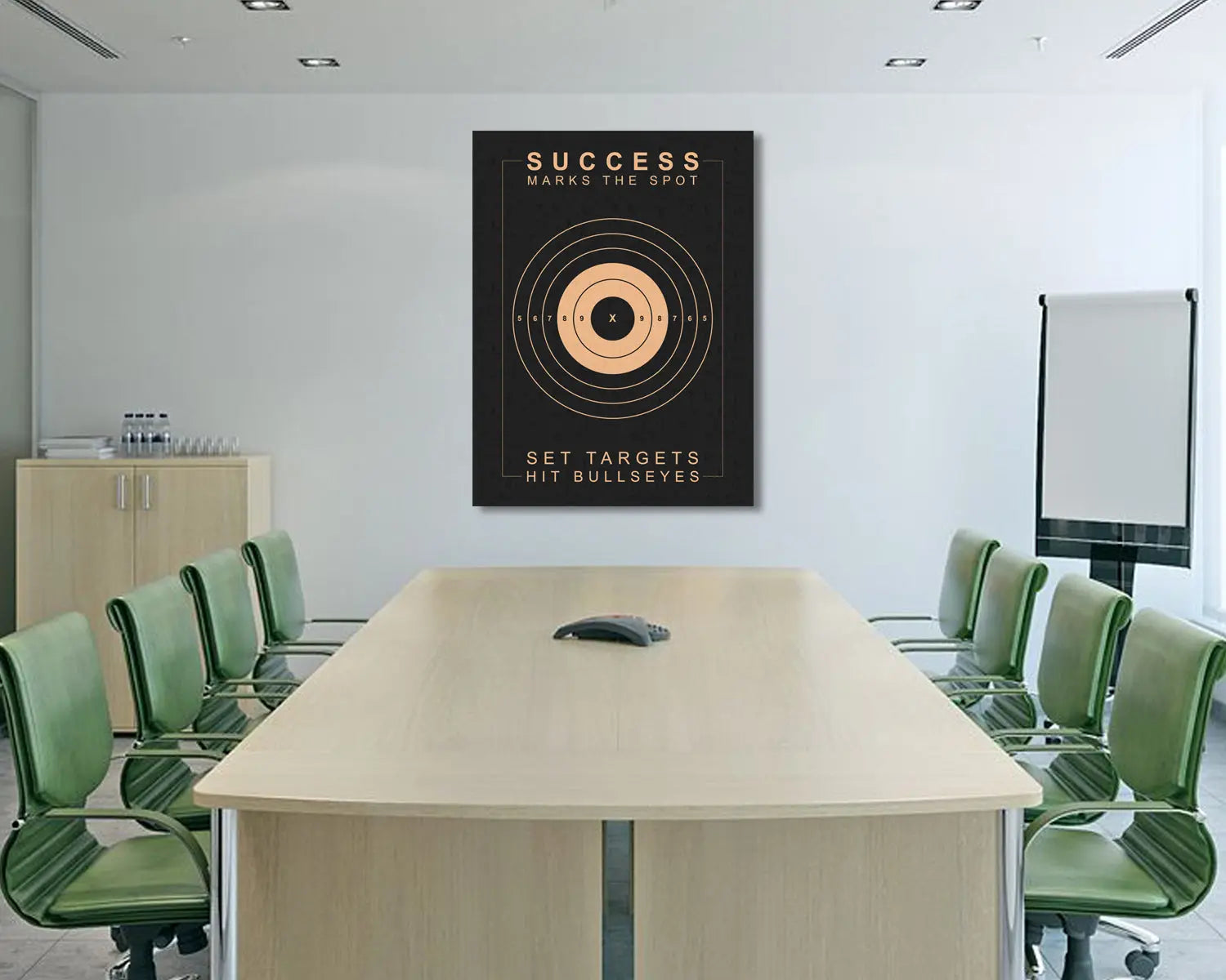 Success Marks The Spot Canvas Wall Art 