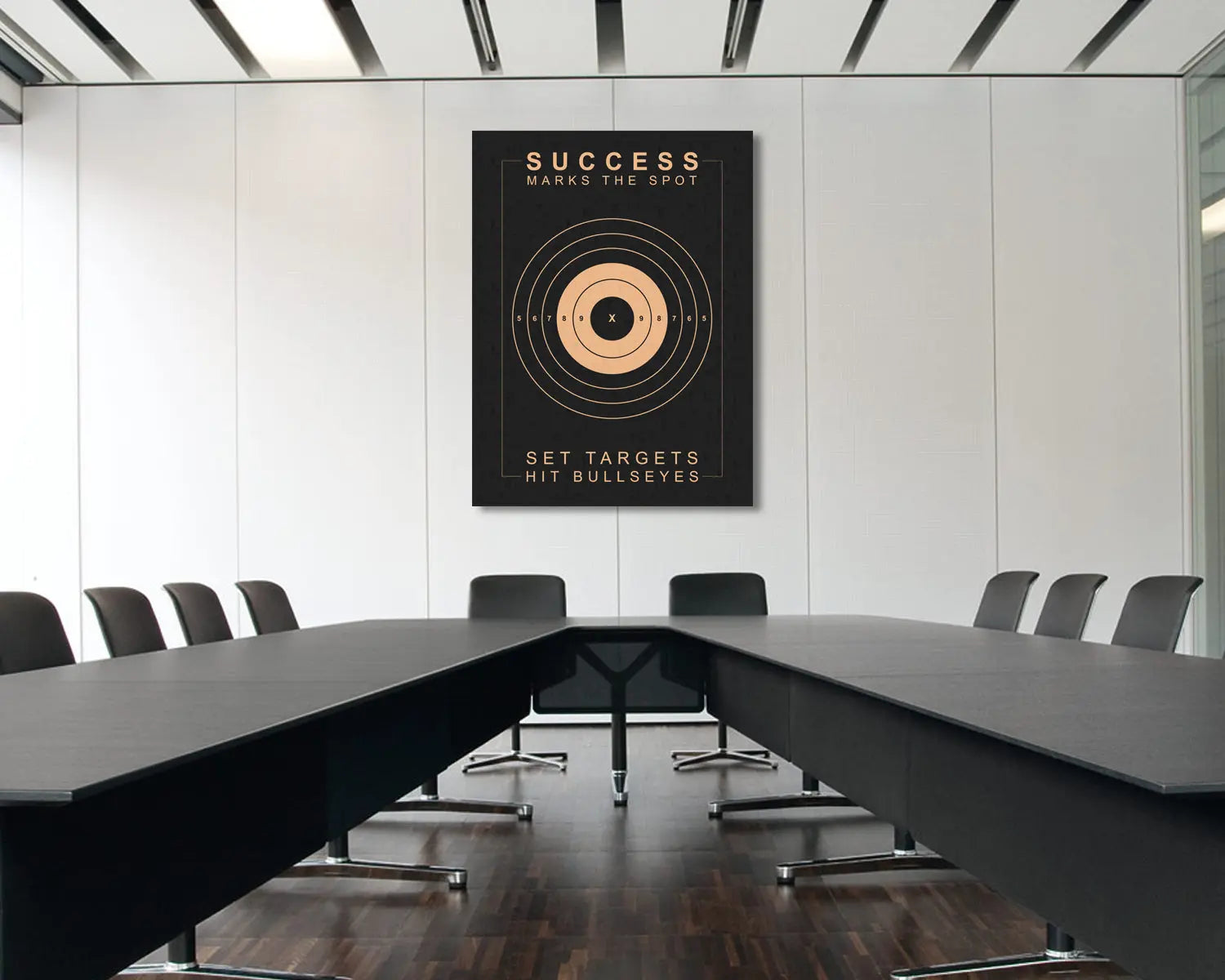Success Marks The Spot Canvas Wall Art 