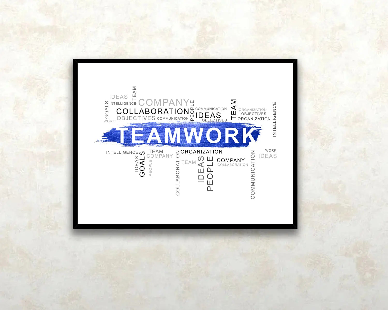 Teamwork Canvas Wall Art 