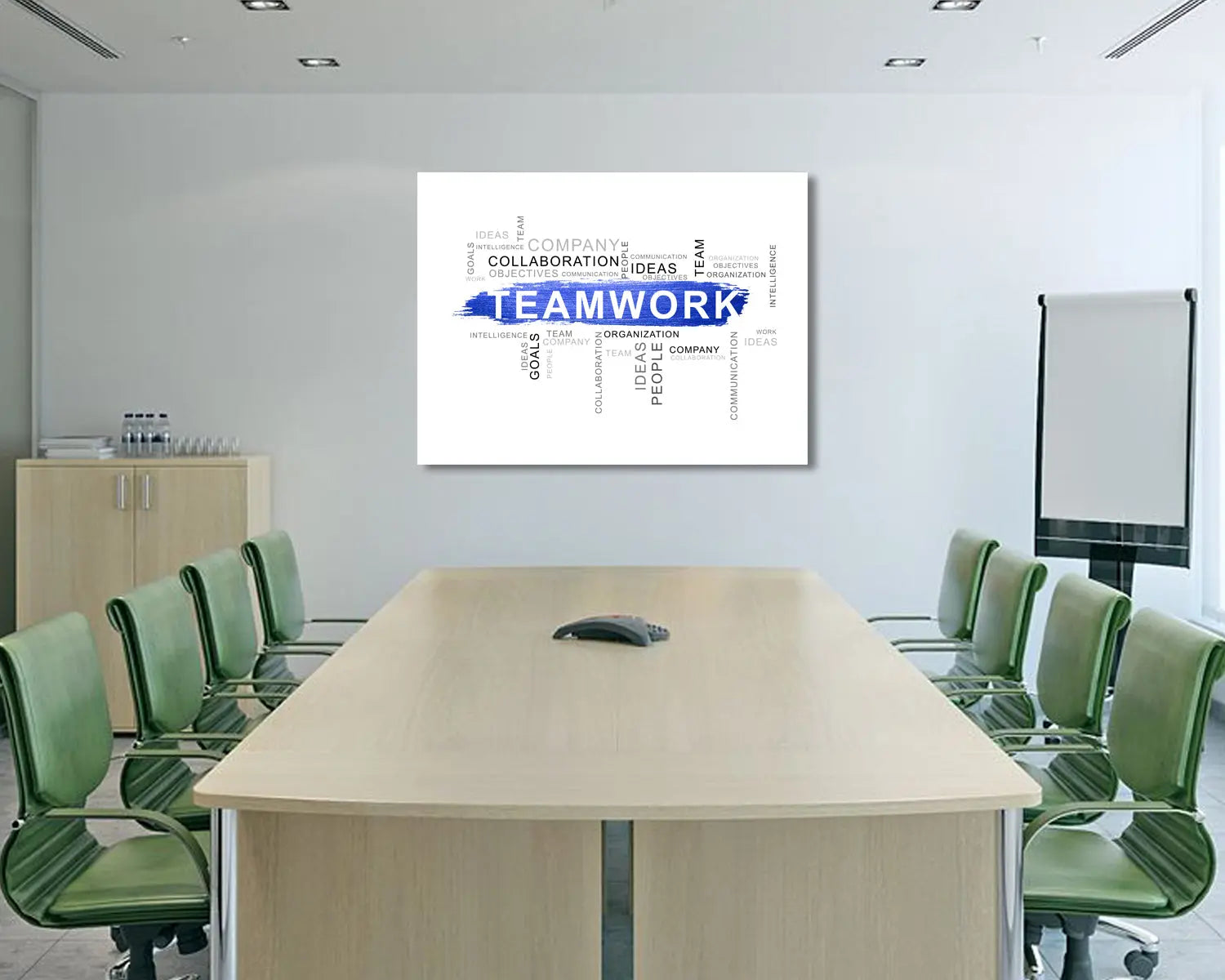 Teamwork Canvas Wall Art 
